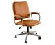Cadeira Office Chicago Caramelo com Pés Cinza, beige | WestwingNow