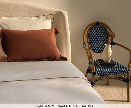 Cadeira Bistrô com Braços Blavet Azul | Westwing