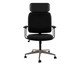 Cadeira Office Gran Chicago Preta com Pés Cinza, black | WestwingNow