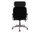 Cadeira Office Gran Chicago Preta com Pés Cinza, black | WestwingNow