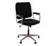 Cadeira Office Chicago Preta com Pés Cinza - 67X105X60, black | WestwingNow