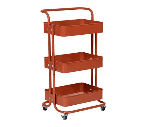 Carrinho Organizador Berlim Telha, red | WestwingNow
