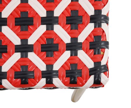 Cadeira Bistrô Aron Vermelho e Preto | Westwing
