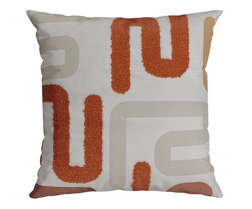 Capa de Almofada 89 com Bordado Donatella - 43X43cm, beige | WestwingNow