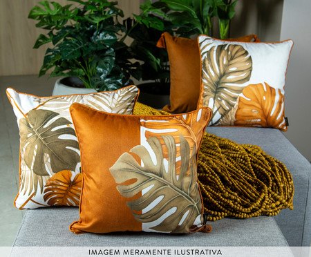 Capa de Almofada 781 com Cordonê Velveteen - 43X43cm | Westwing