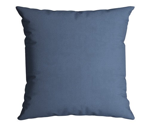 Capa de Almofada 804 Lisa Velveteen Azul - 43X43cm, blue | WestwingNow