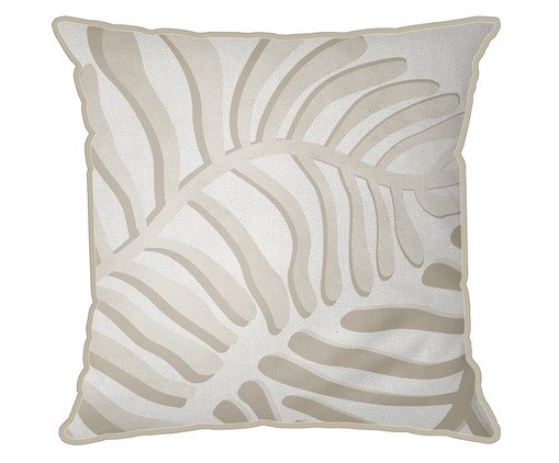 Capa de Almofada 356 em Veludo com Cordonê Luxor - 43X43cm, white | WestwingNow