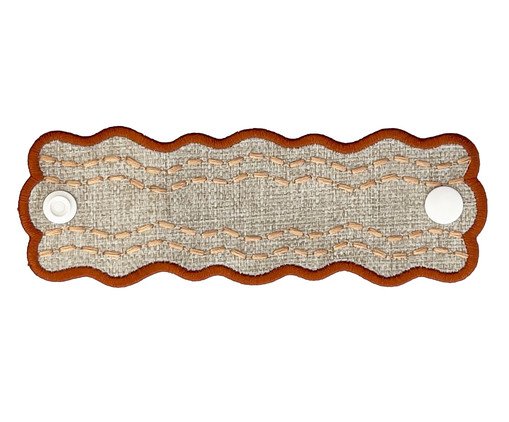 Porta-Guardanapos com Bordado Ondina Laranja, orange | WestwingNow