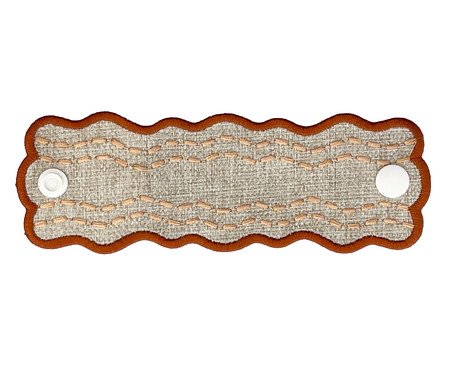 Porta-Guardanapos com Bordado Ondina Laranja | Westwing