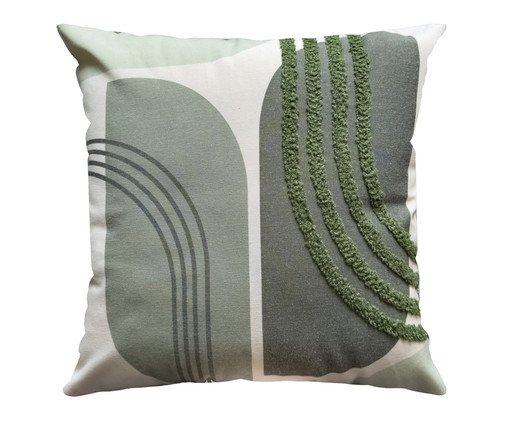 Capa de Almofada 73 com Bordado Donatella - 43X43cm, green | WestwingNow