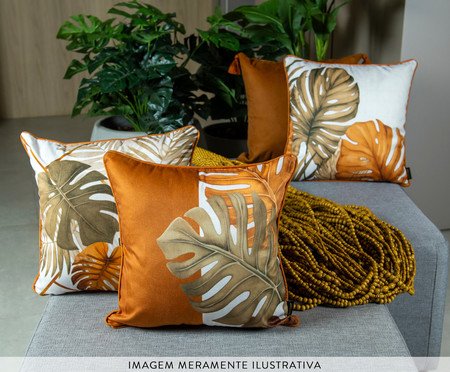 Capa de Almofada 780 com Cordonê Velveteen - 43X43cm | Westwing