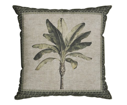 Capa de Almofada 45 com Cordonê Oasis Tropical - 43X43cm, green | WestwingNow