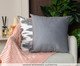 Capa de Almofada 329 em Veludo Lisa Luxor - 43X43cm, grey | WestwingNow