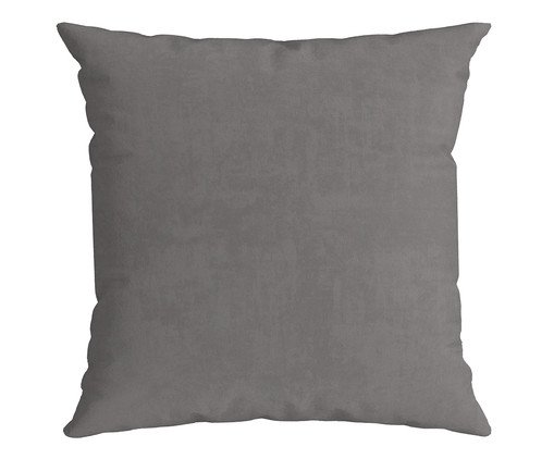 Capa de Almofada 329 em Veludo Lisa Luxor - 43X43cm, grey | WestwingNow