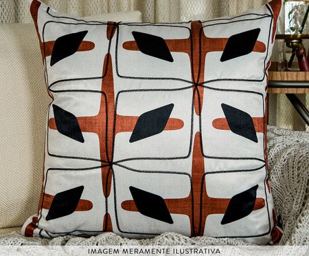 Capa de Almofada 636 com Bordado Silk Home - 43X43cm | Westwing