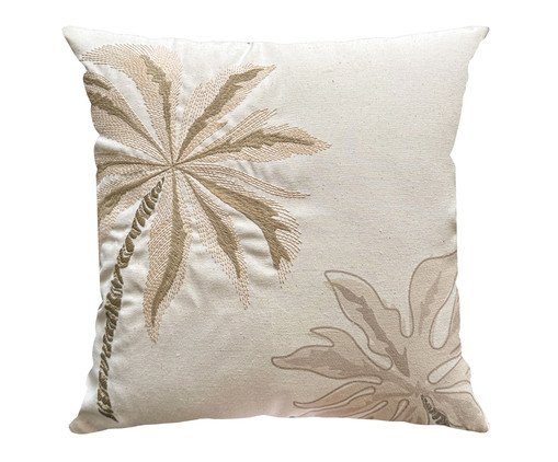 Capa de Almofada 71 com Bordado Donatella - 43X43cm, beige | WestwingNow
