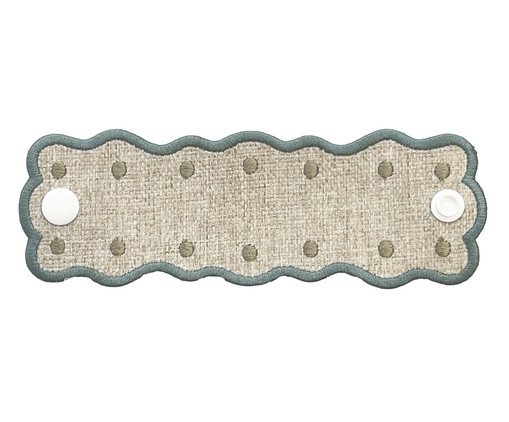 Porta-Guardanapos com Bordado Naia Poá Verde Bálsamo, green | WestwingNow