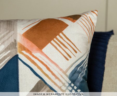Capa de Almofada 310 em Veludo com Bordado Luxor - 43X43cm | Westwing