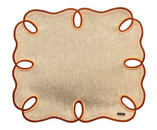 Lugar Americano Ondina Laranja, grey | WestwingNow