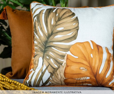 Capa de Almofada 779 com Cordonê Velveteen - 43X43cm | Westwing