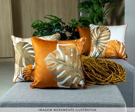 Capa de Almofada 779 com Cordonê Velveteen - 43X43cm | Westwing