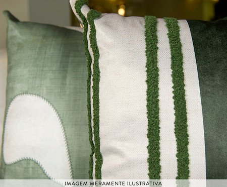 Capa de Almofada 633 com Bordado Silk Home - 43X43cm | Westwing