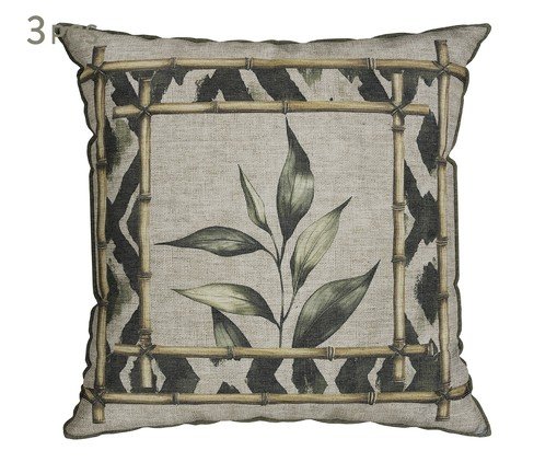 Capa de Almofada 43 com Cordonê Oasis Tropical - 43X43cm, green | WestwingNow