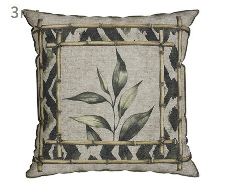 Capa de Almofada 43 com Cordonê Oasis Tropical - 43X43cm | Westwing