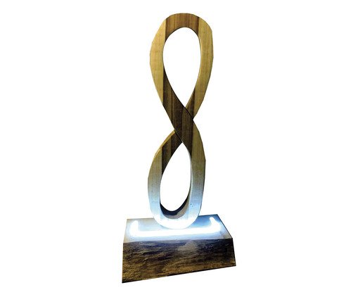 Luminária de Mesa Infinito Neon Bivolt, brown | WestwingNow