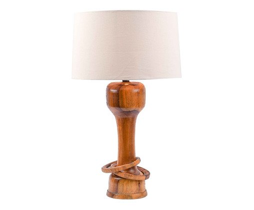 Abajur Bilboquê com Cupula Bivolt, brown | WestwingNow