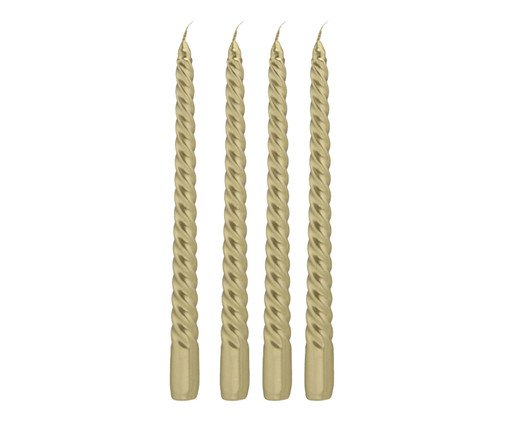 Jogo 4 Velas Decorativas Luzes da Noite, gold | WestwingNow