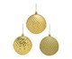 Jogo 6 Bolas Natalinas Kit Total, gold | WestwingNow