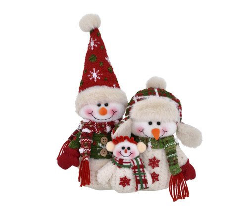 Família Boneco de Neve Decor Clã Polar, white | WestwingNow