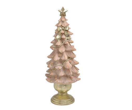 Adorno Árvore Natalina Floresta de Neve Dourado, gold | WestwingNow