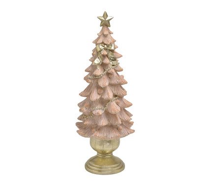 Adorno Árvore Natalina Floresta de Neve Dourado | Westwing