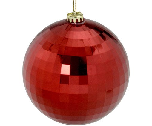 Bola Natalina Globo Cintilante - 15 cm, red | WestwingNow