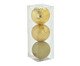 Jogo 3 Bolas Natalinas Trio Exclusivo, gold | WestwingNow