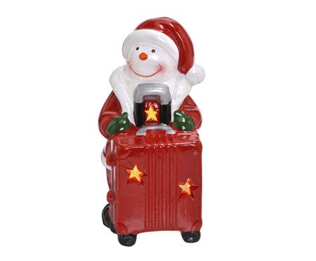 Boneco de Neve Decor com Luz Aurora Boreal | Westwing