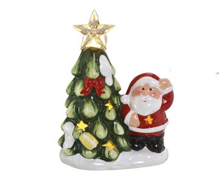 Papai Noel Decorativo com Luz Noel Luminoso | Westwing