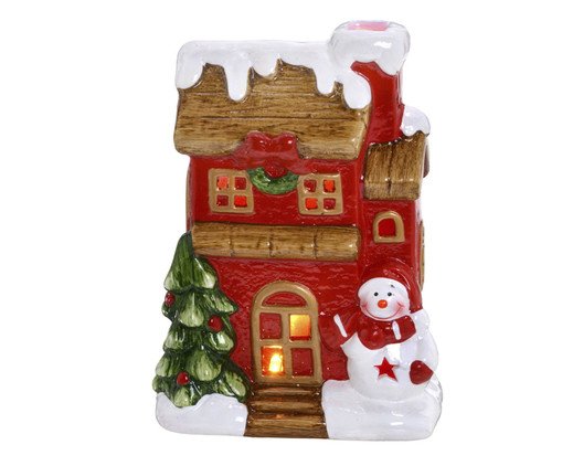 Casa Natalina com Luz Lar Natalino, white | WestwingNow