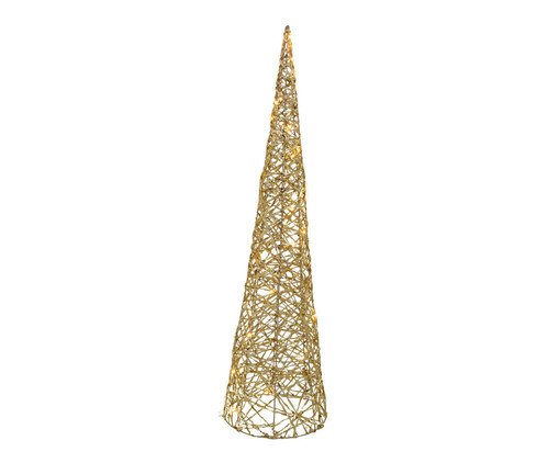 Adorno Árvore Natalina com Luz Floresta de Gelo, gold | WestwingNow