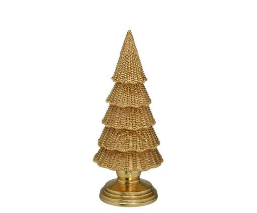 Árvore Natalina Decorativa Pinheiro Glacial, gold | WestwingNow