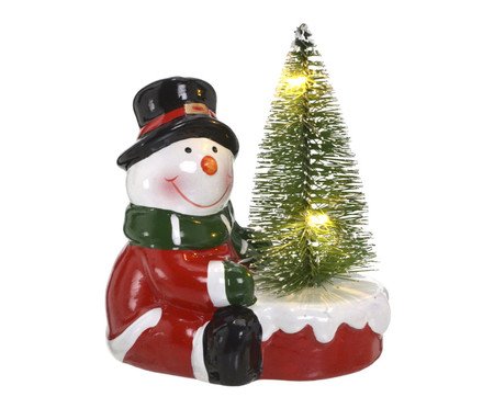 Boneco de Neve Decor com Luz Brilho de Gelo | Westwing