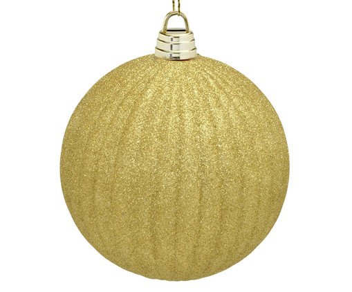 Bola Natalina Globo Imponente - 25 cm, gold | WestwingNow