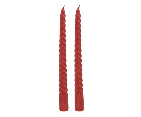 Jogo 2 Velas Decorativas Duo Brilhante | Westwing