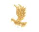Pomba Decorativa Paz Iluminada 110V, gold | WestwingNow