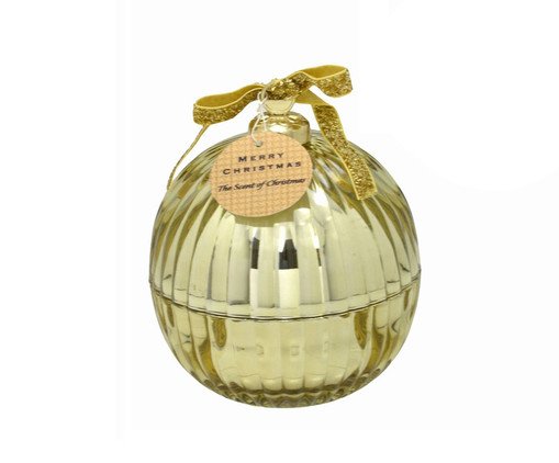 Vela Natalina No Pote Chama Eterna, gold | WestwingNow