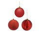 Jogo 6 Bolas Natalinas Conjunto Total, red | WestwingNow