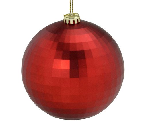 Bola Natalina Orbe Reluzente - 15 cm, red | WestwingNow
