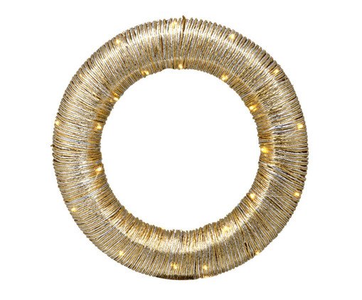 Guirlanda Natalina com Luz Arco Luminoso, gold | WestwingNow